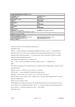 FIS-N Page 1 of 72 03/08/2007 INF Estas azenhas era o meu