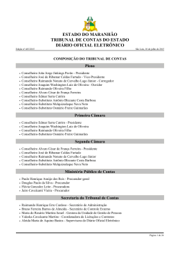 ESTADO DO MARANH&Atilde;O TRIBUNAL DE CONTAS DO