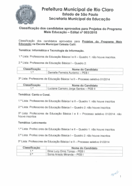 Prefeitura Municipal de Rio Cloro