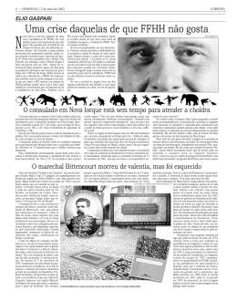 Uma crise daquelas de que FFHH não gosta