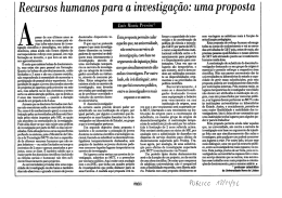 (Print recursos humanos para a investiga\347\343o-uma