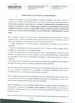 (J) - Unochapec&oacute;