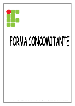 2014 Prova Forma Concomitante