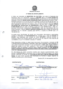 3° Termo de Apostilamento