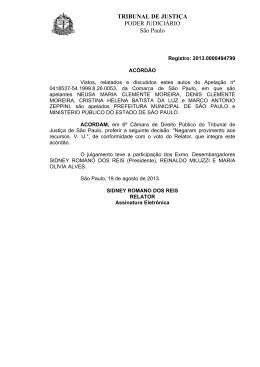 Apela&ccedil;&atilde;o n&ordm; 0418537-54.199.8.26.053 - S&atilde;o