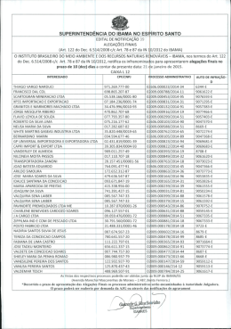 SUPERINTEND&Ecirc;NCIA DO IAMA NO ESF`&Iacute;RITO SANTO