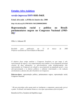 Estudos Afro-Asi&aacute;ticos vers&atilde;o impressa ISSN 0101