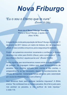 Folder Nova Friburgo