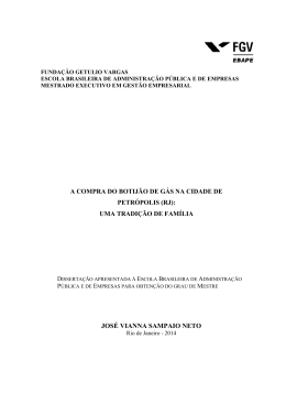 Dissertação José Vianna - Sistema de Bibliotecas FGV
