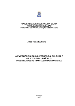 Jose Teixeira parte 1 - RI UFBA
