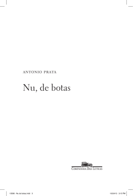 Leia um trecho em pdf - Companhia das Letras