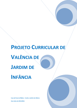 Descarregar o projecto de Valência de Jardim