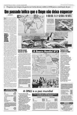 Um passado bélico que o Ibope não deixa esquecer
