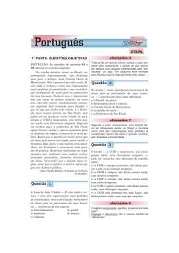 Portugu&ecirc;s/Ingl&ecirc;s