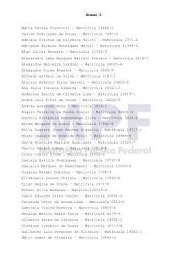 Anexo I Maria Teresa Stancioli &ndash; Matr&iacute;cula 19666