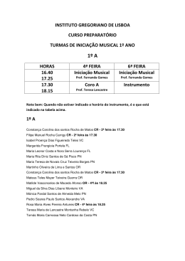 instituto gregoriano de lisboa curso preparat&oacute;rio turmas de inicia&ccedil;&atilde;o