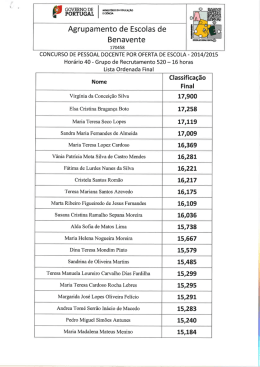 Agrupamento de Escolas de