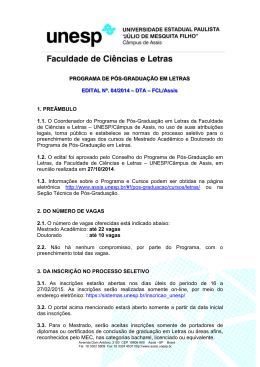 edital - processo seletivo letras 2015