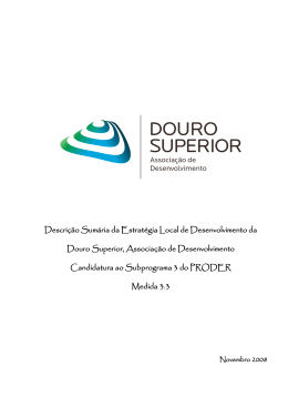 Estrat&eacute;gia  - Douro Superior
