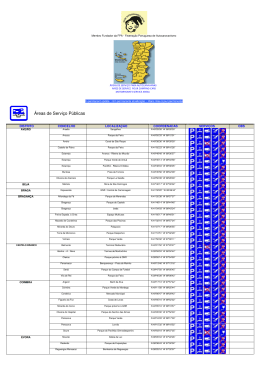 &Aacute;reas de Servi&ccedil;o P&uacute;blicas