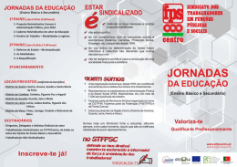jornadas da educação - sindicato dos trabalhadores em funções