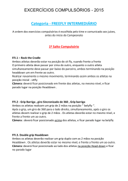 Compulsórios do Campeonato Brasileiro - Cat. Intermediário