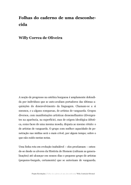 Willy - Folhas do caderno de uma desconhecida