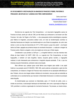 do ofuscamento &agrave; restaura&ccedil;&atilde;o da imagem de francisco