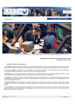 Carta Macrecon&ocirc;mica Dezembro-2015