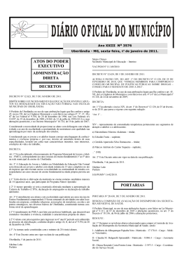 Edi&ccedil;&atilde;o 3576 - Portal da Prefeitura de Uberl&acirc;ndia
