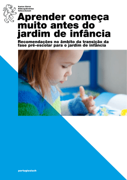 Aprender come&ccedil;a muito antes do jardim de inf&acirc;ncia