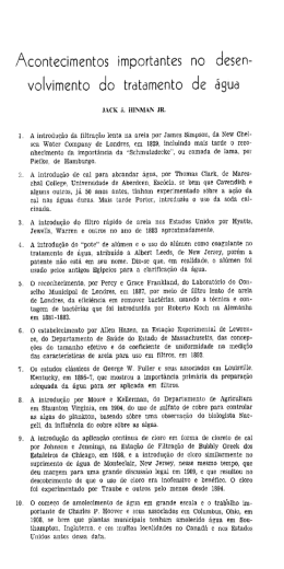 Acontecimentos importantes no desen