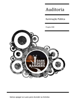 Auditoria &agrave; ilumina&ccedil;&atilde;o p&uacute;blica