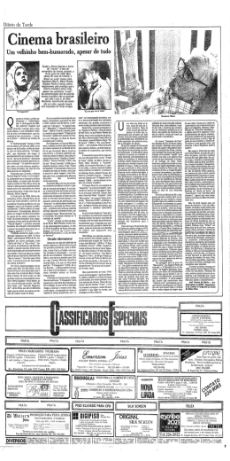 Jornal Diário da Tarde, artigo "Cinema brasileiro", 1988