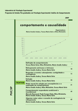 Comportamento e Causalidade - PUC-SP