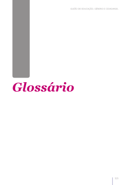Gloss&aacute;rio