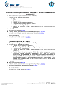munidos da documentação necessária