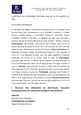 1/26 CAT&Aacute;LOGO 2010 CONFORME PORTARIA 2.864 DE 24 DE