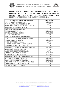 Resultado da Prova de Compreens&atilde;o de L&iacute;ngua Estrangeira