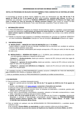 Edital PROCAN/UEMG/2014