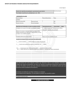 report on progress towards graduation requirements