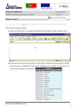 Ficha 04 Internet