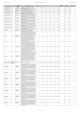 Tabela complementar - Ministério do Esporte