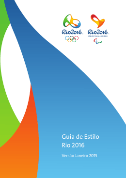 guia de estilo Rio 2016 View