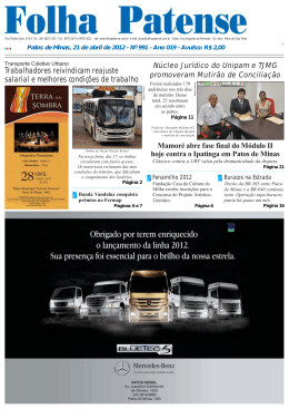 Folha Patense, 21/04/12 (n&ordm; 991 on line)
