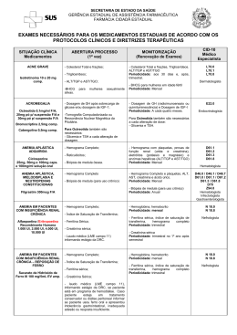 SECRETARIA DE ESTADO DA SA&Uacute;DE