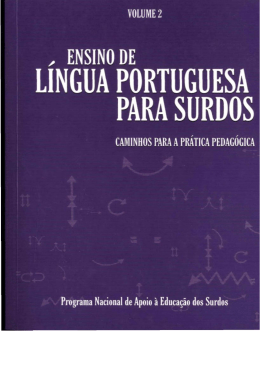 Ensino de L&iacute;ngua Portuguesa para Surdos
