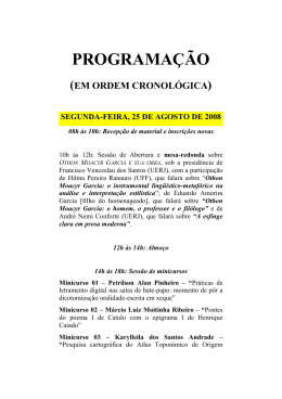 programação - CiFEFiL - Círculo Fluminense de Estudos Filológicos