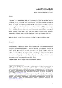 &ldquo;O design deve ser entendido n&atilde;o apenas como uma atividade de
