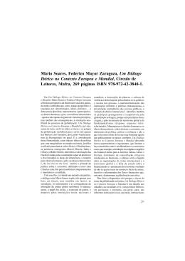 M&aacute;rio Soares, Federico Mayor Zaragoza, Um Di&aacute;logo Ib&eacute;rico no